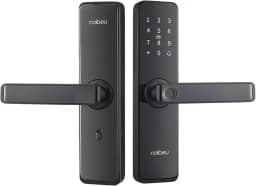 Fechadura Eletronica Inteligente Digital Biométrica WKZW-G5, Tuya APP, Para Portas 4-6.4cm, Preto