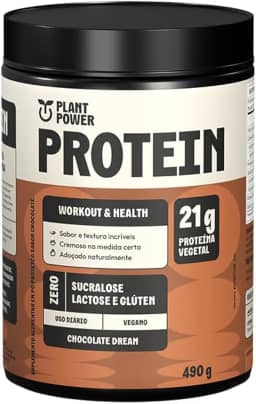 Proteína Vegana Chocolate Plant Power Protein - 490g