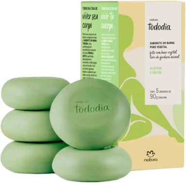 Sabonetes em Barra Natura TodoDia Alecrim e Sálvia 5 Unit de 90g