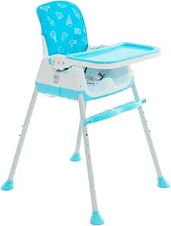 Maxi Baby Cadeira de Alimentação Bebê Portátil Zest 3 em 1,Cinto de 3 pontos, Apoio para os Pés(Até 23kgs), Azul