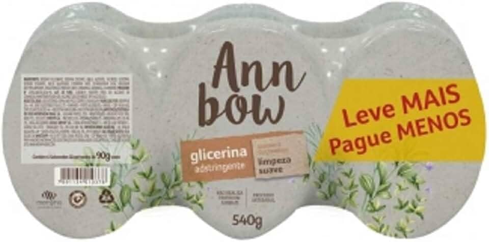 Ann Bow Sabonete Glicerina De 90G Pack Com 6 Unidades