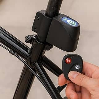 Alarme Antifurto para Bicicleta, Moto e Scooter, com Sensor de Vibração, Controle Remoto e Sirene Sem Fio