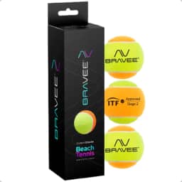 Bolinha beach Tennis Oficial Bravee - KIT 03