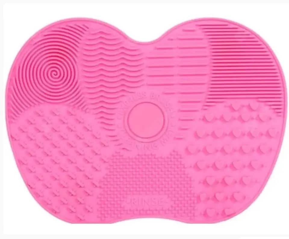 Tapete De Silicone Para Limpar Pincéis De Maquiagem
