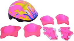 Zippy Toys Kit de Proteção Rosa, 7 Peças, Recomendado Para Crianças Acima de 3 anos, Material de Ótima Qualidade e Durabilidade Perfeito para Recreação e Diversão Garantida
