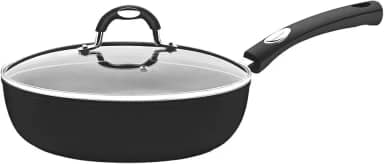 Frigideira Funda De Alumínio Com Revestimento Interno De Antiaderente Tramontina Mônaco Preto 24cm