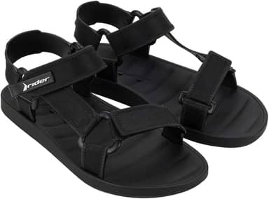 Sandália Masculina Rider Free Style Esportiva Moto Caminhada Trabalho com Adesivo Colante PVC Reforçado