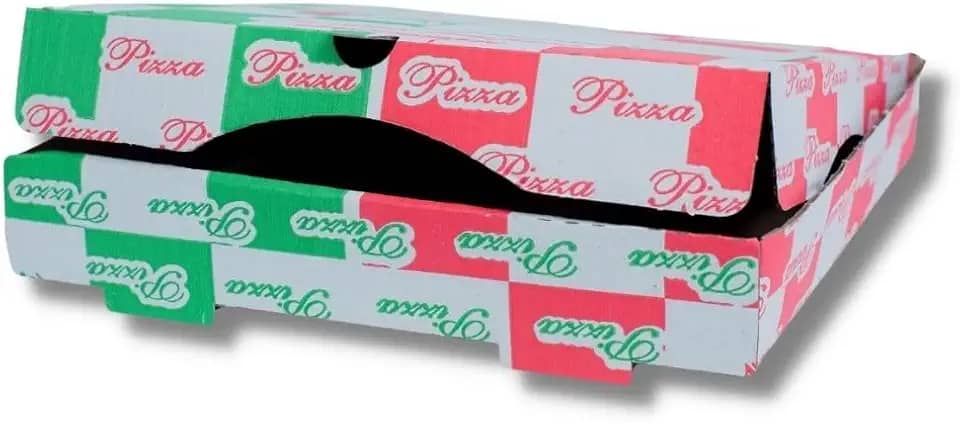 Embalagem Quadrada Para Pizza Nº 45 C/10 Unidades – Caixa Quadriculada 45x45x4cm