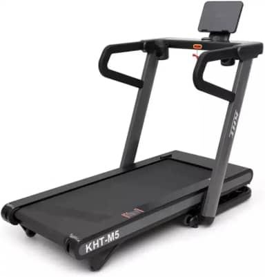 Esteira Elétrica Profissional KHT - M5-4HP Dobrável com Inclinação Automática e Declive – Painel LED e Suporte até 150kg - 110V