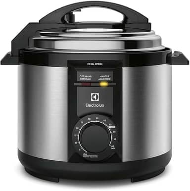 Panela de pressão elétrica, PCE20, 5L, Inox, 220V, Electrolux