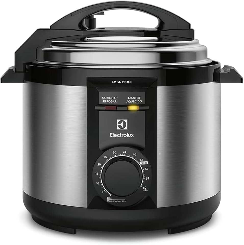 Panela de pressão elétrica, PCE20, 5L, Inox, 220V, Electrolux