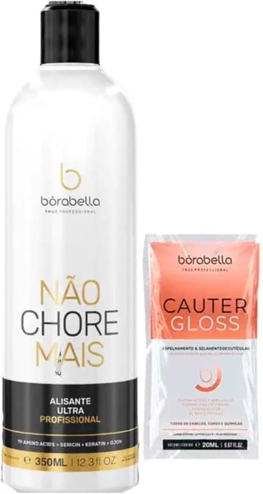Escova progressiva nao chore mais 350ml borabella