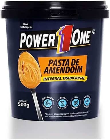 Pasta de Amendoim Integral - 500G - Power One, Power One