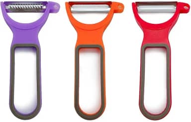 Conjunto de 3 Descascadores Empilháveis Sortido - Mozcada