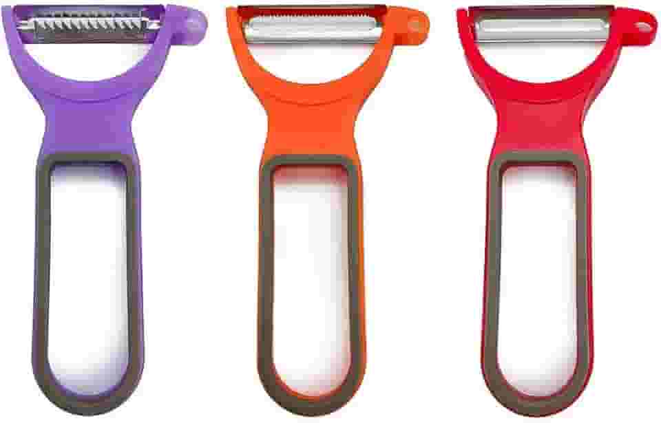 Conjunto de 3 Descascadores Empilháveis Sortido - Mozcada