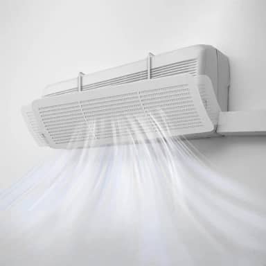 Defletor para Ar Condicionado Split Universal Ajustável Direcionador Vento(Único)