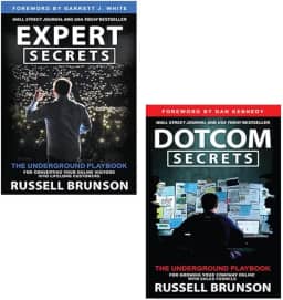 Russell Brunson 2 Books Collection Set (Expert Secrets, Dotcom Secrets)