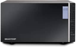 Micro-ondas Brastemp 32 Litros cor Inox Espelhado com Grill e Painel Integrado - BMG45AR 220V