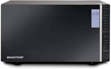 Micro-ondas Brastemp 32 Litros cor Inox Espelhado com Grill e Painel Integrado - BMG45AR 110V