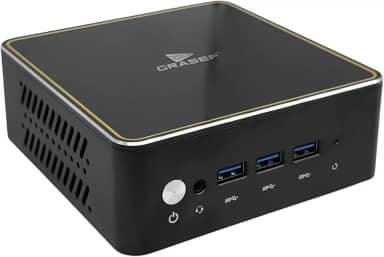 Mini Desktop Portátil Home/Office Intel Core i5-6200U (Até 2.8GHz) 256GB SSD, 8GB RAM, Wi-Fi e Bluetooth 4.2 com Saídas HD.MI/DisplayPort, Windows 11 Pro - Preto
