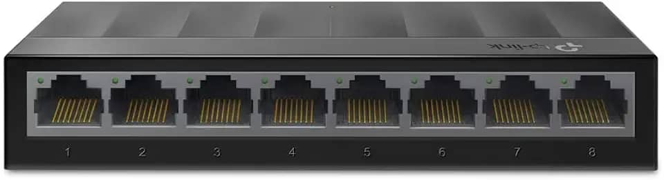 TP-Link Switch Gigabit De Mesa Com 8 Portas 10/100/1000 Ls1008G Smb, Preto