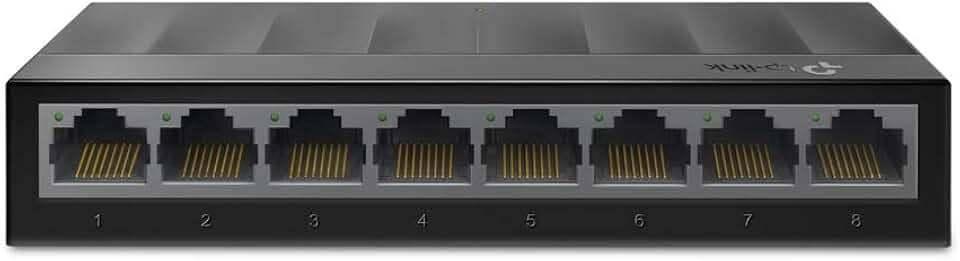 TP-Link Switch Gigabit De Mesa Com 8 Portas 10/100/1000 Ls1008G Smb, Preto