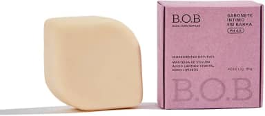 B.O.B Bars Over Bottles Sabonete Íntimo em Barra | Natural, vegano, livre de crueldade, sustentável, livre de plástico, waterless, pH equilibrado com o da região íntima (4,5)