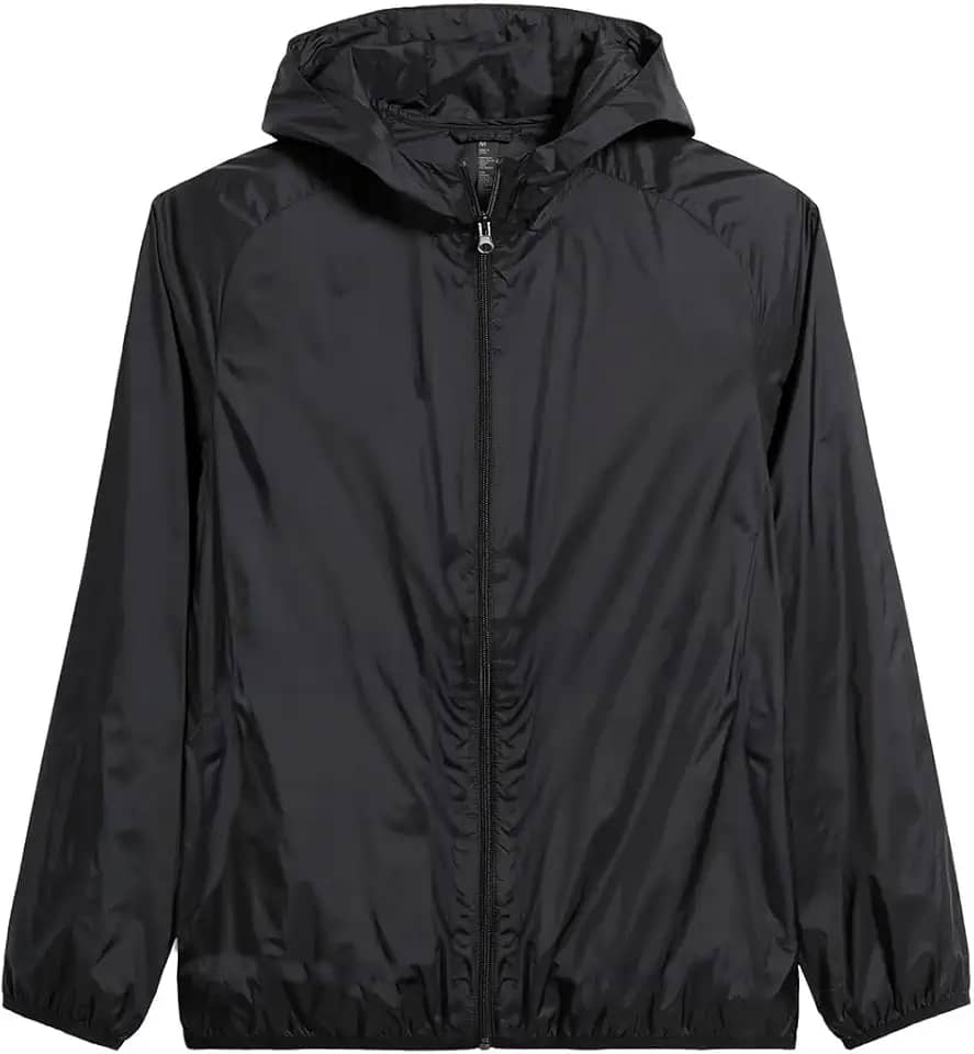 Jaqueta Corta Vento Impermeável Masculino Leve e Confortável Estilo Casual Liso Hyve