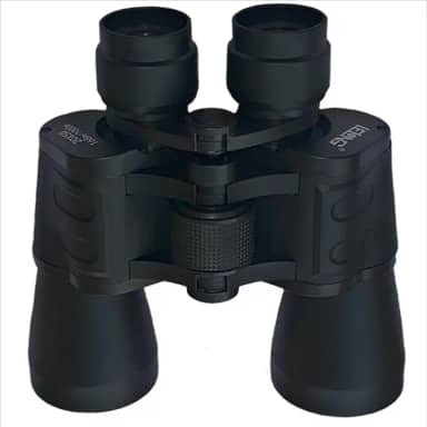 Binóculo Profissional 20x50 Preto - Visão Nítida de Longo Alcance com Prisma Bak-4, Foco Preciso Ajuste de Dioptria, Kit Completo para Observação de Aves, Trilhas e Natureza