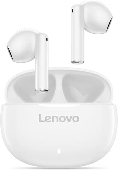 Fones de ouvido estéreo sem fio Lenovo E310 - Branco