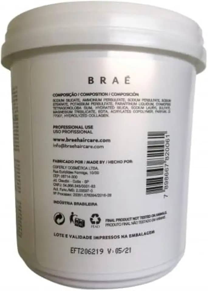 Pó Descolorante Braé Wanna Be Blond - Bleach Powder 500 g
