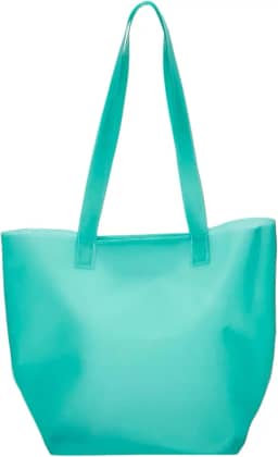Bolsa Praia Piscina Sacola Moda Verão Grande Silicone Impermeável
