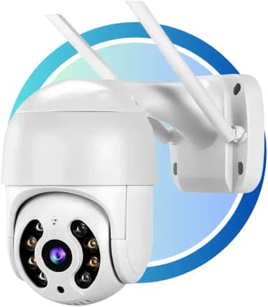 Câmera de Segurança Ip Wifi Hd 1080p A8 Câmera Icsee Visão Noturna Infravermelho Externa Prova D'água