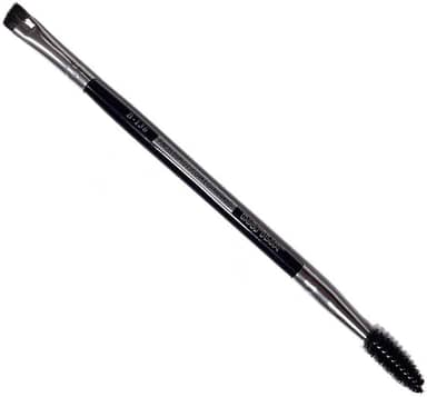 Pincel Macrilan Duplo Sobrancelha B-136 - Escova e Chanfrado Firme para Precisão - Custo-Benefício Excelente, Macrilan