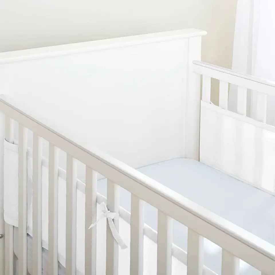 Tela Respirável Para Berço, Baby Deluxe, Branco