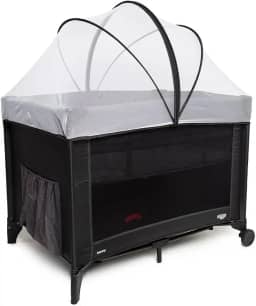 Berço Cosco Kids, Nanny, 0 a 18kg, Preto Mescla