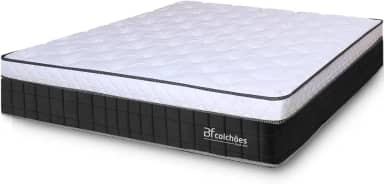 Colchão King Molas Ensacadas Intermediário Firme de Pillow Espuma D45 193x203X26 BF Colchões
