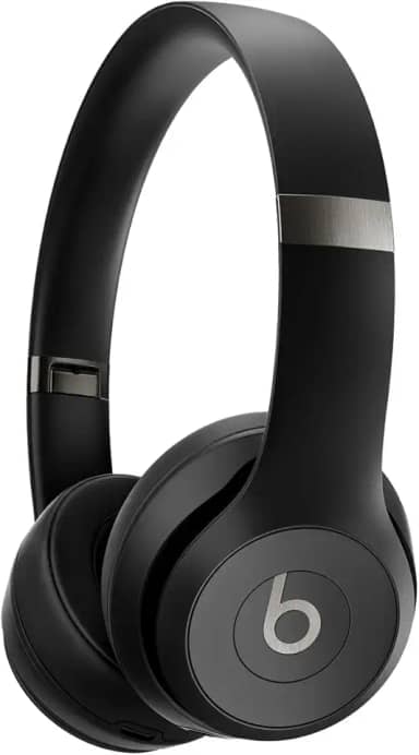 Beats Solo 4 — Auscultadores Wireless Bluetooth On-Ear, Apple e Android compatíveld, 50 horas de autonomia – Preto mate
