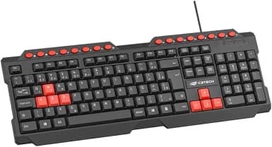 Teclado USB Game KG-10BK, C3TECH