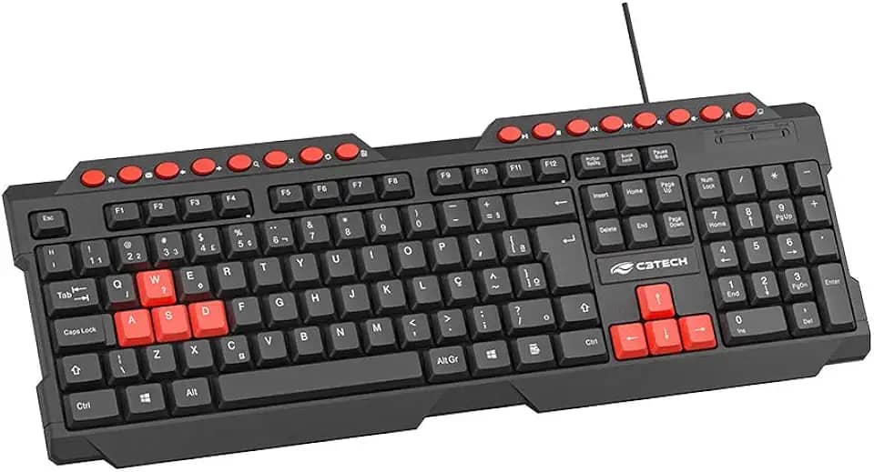 Teclado USB Game KG-10BK, C3TECH