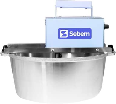 Panela De Mexer Doces Misturadora para Brigadeiro Docinhos Recheios Profissional Automática Cozinha 10 Litros Azul Bivolt Sebem