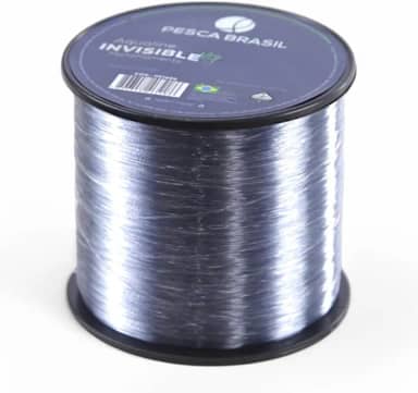 Pesca Brasil, Linha de Pesca 500m Transparente Monofilamento Nylon Resistente, Aqualine Invisible 0,28mm