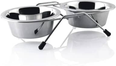 Chalesco Comedouro Duplo para Cães 360 ml