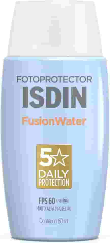 ISDIN Protetor Solar Facial Fusion Water 5 Stars Sem Cor FPS 60-50ml