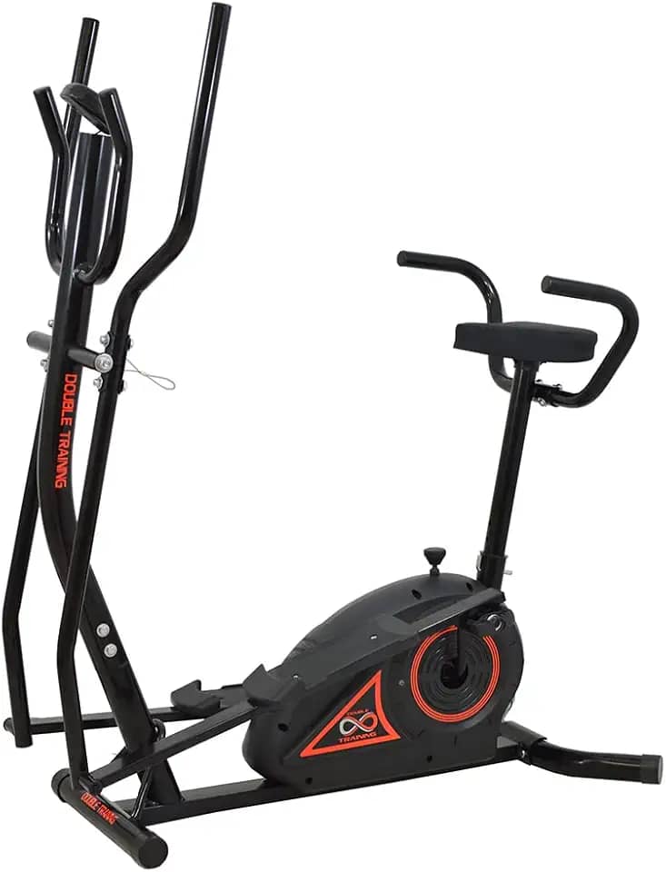 Poli Sports Elíptico Double Training Preto
