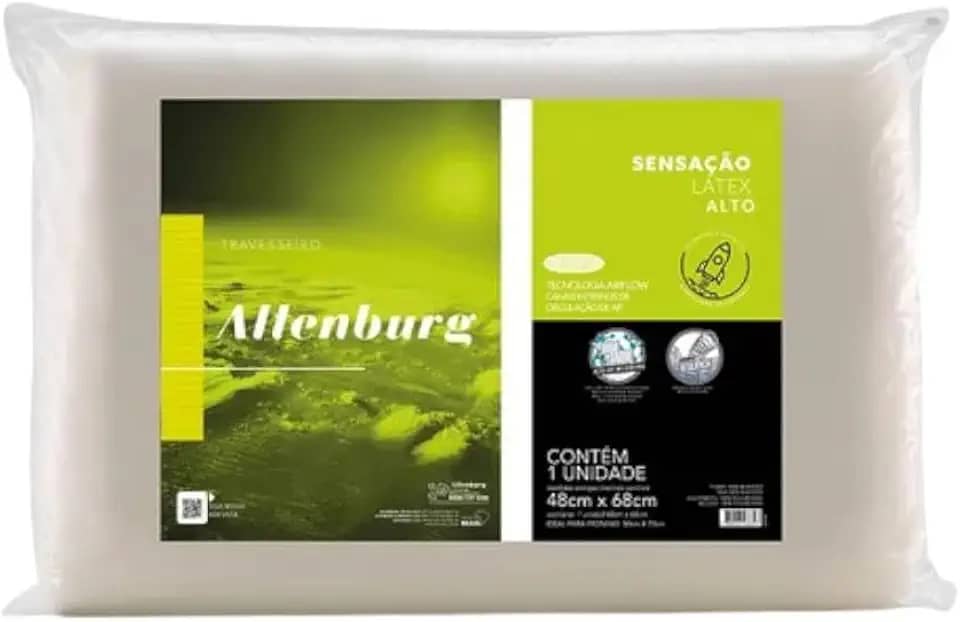 Travesseiro Sensação Látex Alto Altenburg - Branco