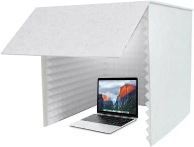 Morimoe Cabine de gravação dobrável com espuma de alta densidade, pequeno estúdio de gravação de música para estúdio doméstico, escudo de gravação, à prova de som para gravação, trabalho, transmissão