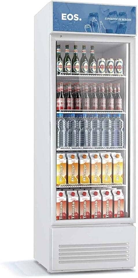 Refrigerador Expositor Vertical Eos Eco Gelo 295l Eev300b Branco 220v