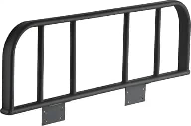 Grade de Proteção para Cama Beliche, Metal Preto, 120 x 30 cm, Proteção Lateral para Segurança
