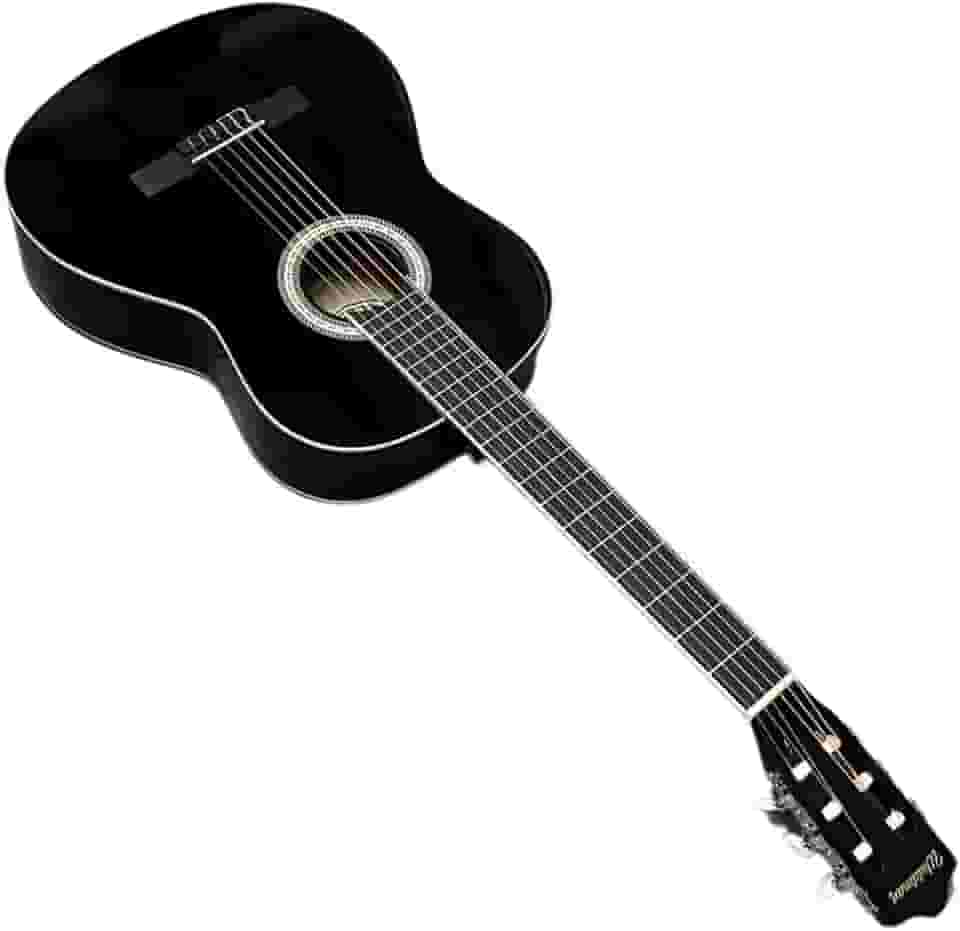Violão acústico clássico para iniciantes 6 cordas nylon Waldman WN-18 BK - Cor: Preto